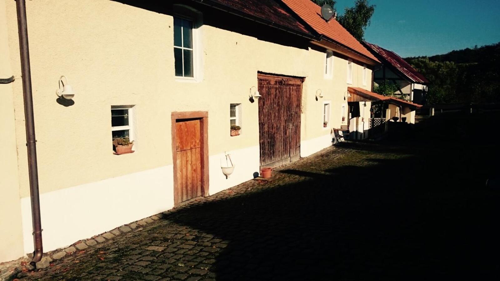 Ferienwohnung Schloessershof Borler Exterior photo